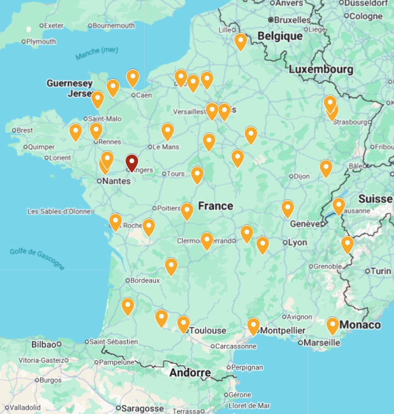 Carte Producteurs Miel Local