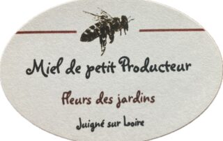 Étiquette pot de miel