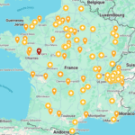 Carte de petits producteurs partout en france