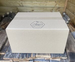 1 colis de pots Miel Colibri Carton de 100 pots et couvercles Miel Colibri